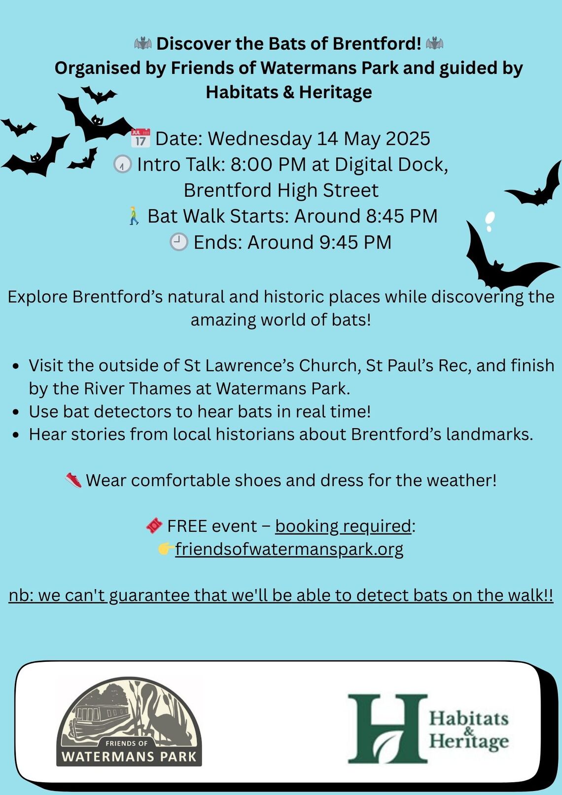 Bat talk and walk