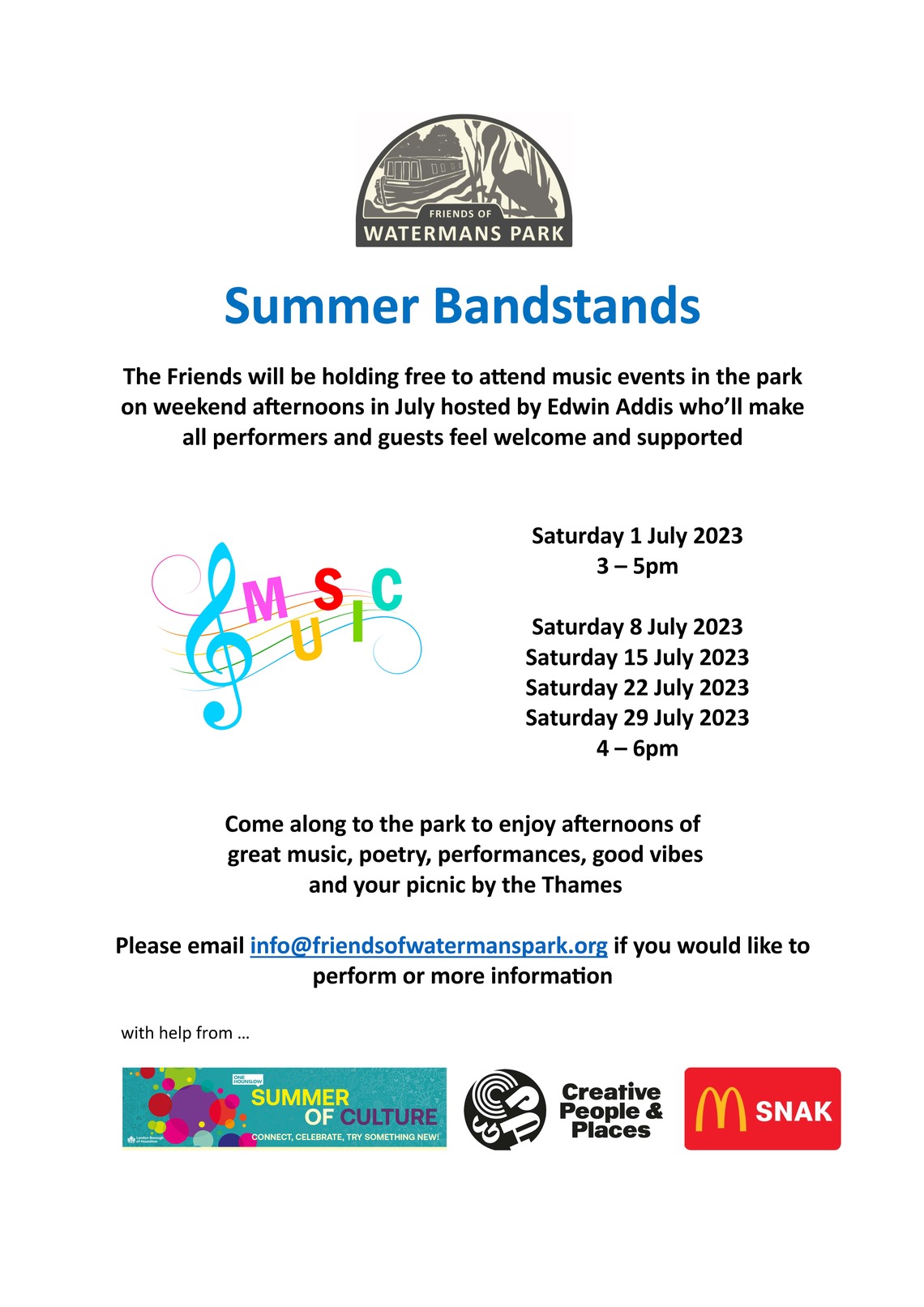 Summer Bandstands July 23