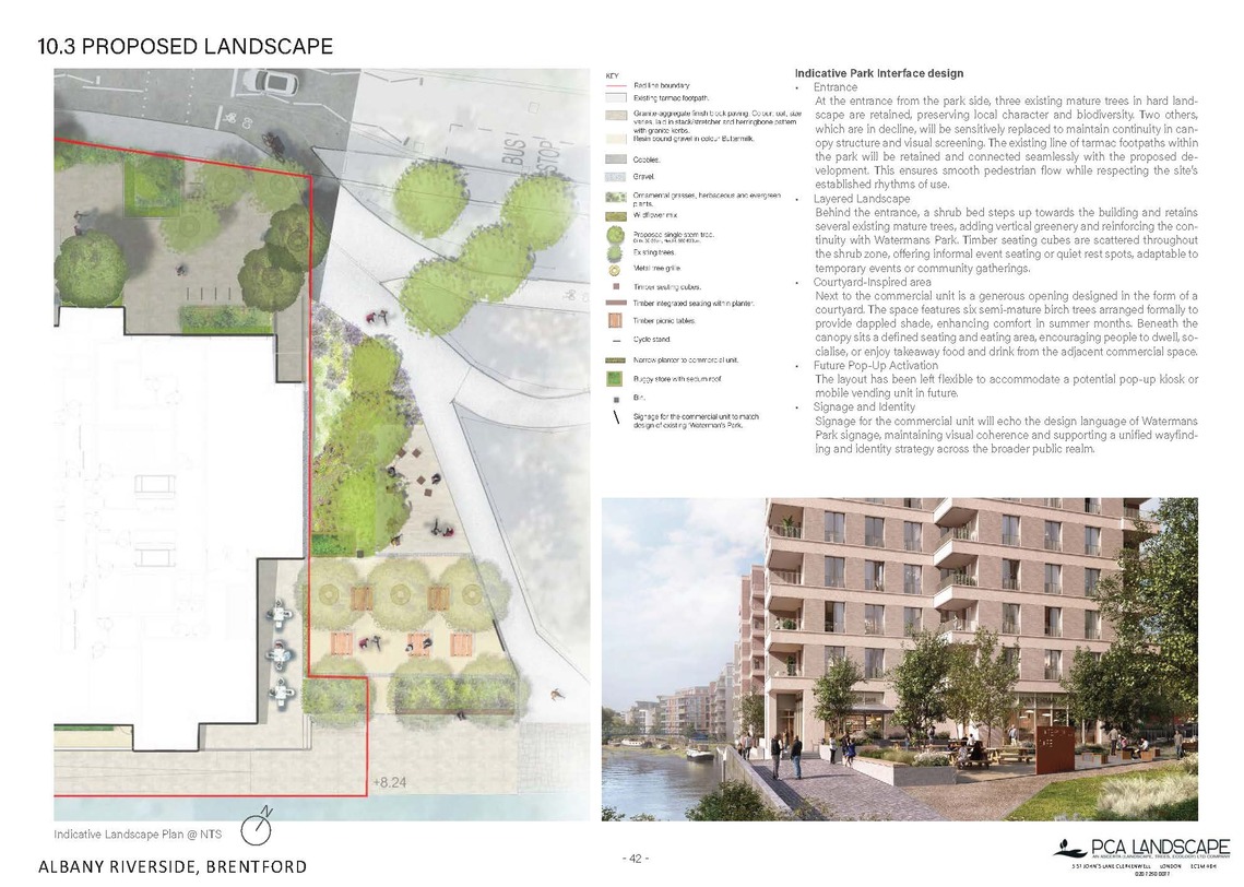 Albany Riverside - Indicative Park Interface